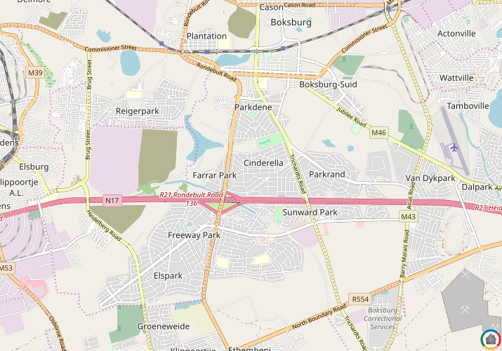 Map location of Libradene
